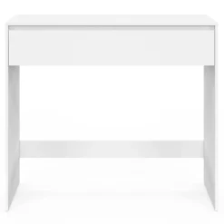Console bois blanc 1 tiroir design moderne*IDMarket Sale