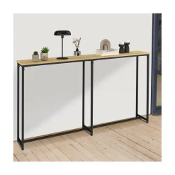 Console bout de canapé table d'appoint design industriel*IDMarket Sale