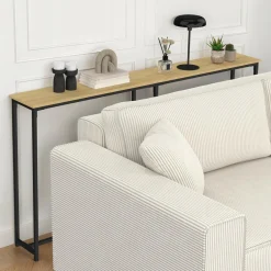 Console bout de canapé table d'appoint design industriel*IDMarket Sale