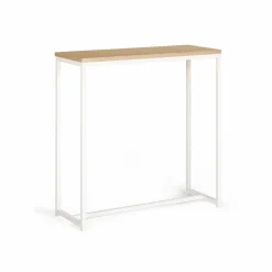 Console industrielle bois et métal blanc*IDMarket Clearance