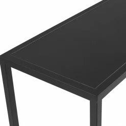 Console métal noir style industriel 80 cm*IDMarket Discount