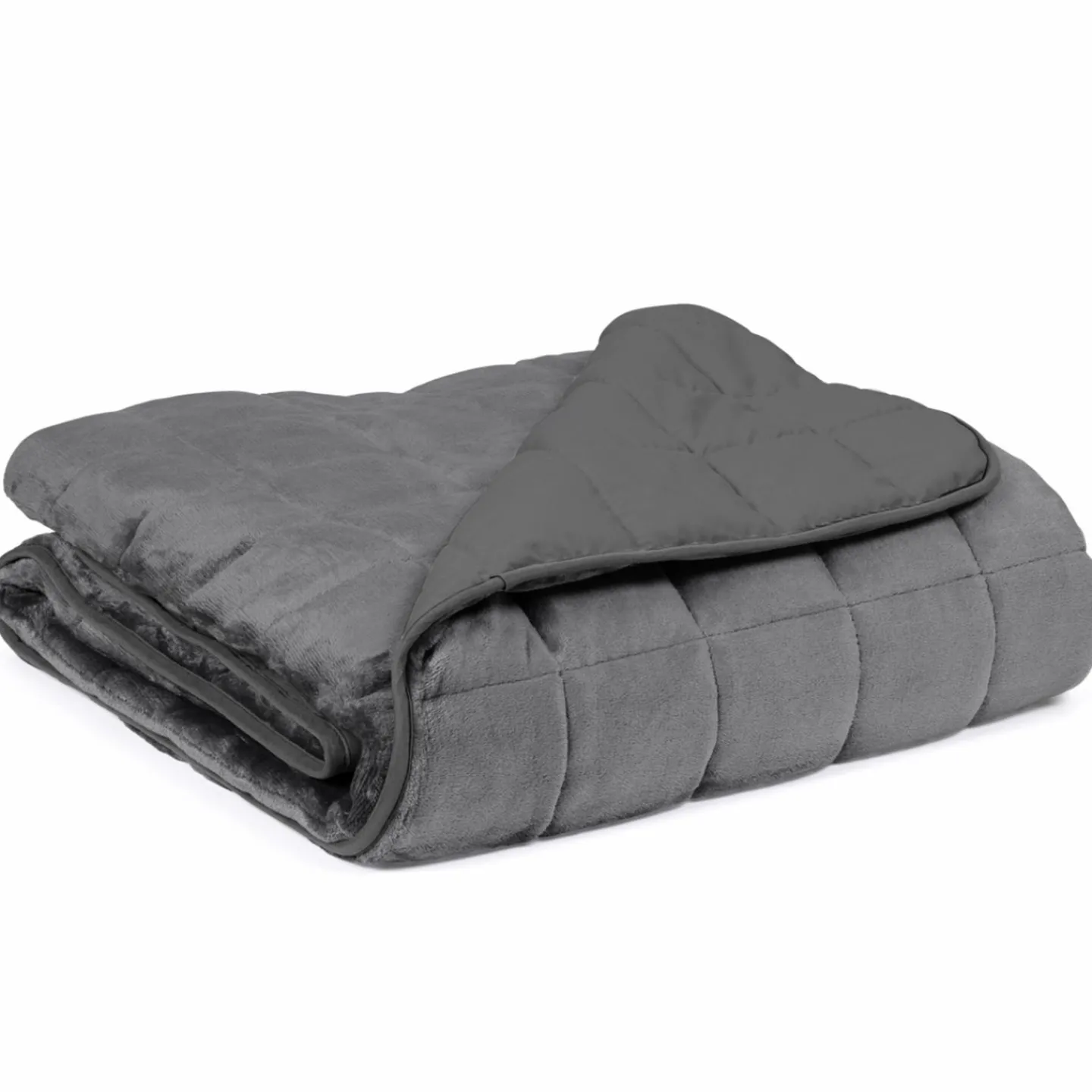 Couverture lestée 7kg 150x200 cm gris clair et gris foncé*IDMarket Outlet