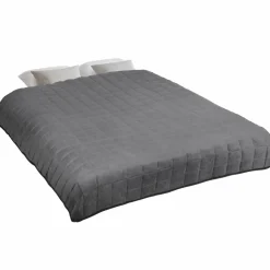 Couverture lestée 7kg 150x200 cm gris clair et gris foncé*IDMarket Outlet
