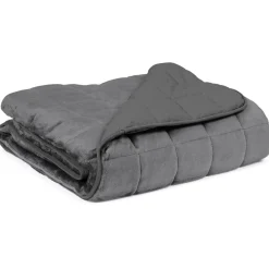 Couverture lestée 150x200 cm bicolore gris clair et gris 9 kg*IDMarket Outlet