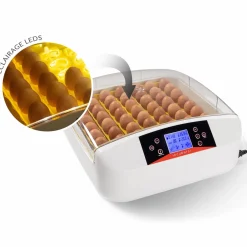 Couveuse professionnelle automatique 56 œufs avec incubateur*IDMarket New