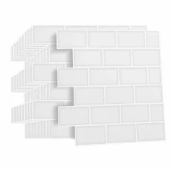 Crédence adhésive murale effet carrelage blanc*IDMarket Clearance