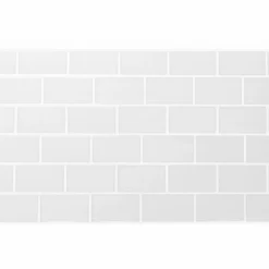 Crédence adhésive murale effet carrelage blanc*IDMarket Clearance