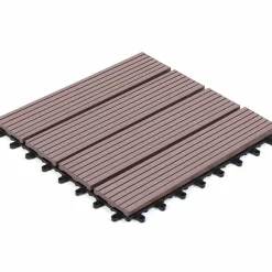 Dalles composite clipsables 30x30 cm pour terrasse*IDMarket Clearance