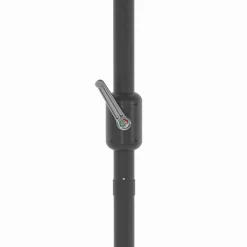 Demi parasol de balcon plage CORTE gris 2,7x1,35 M avec housse*IDMarket Online