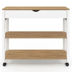 Desserte de cuisine XXL plan de travail 110 cm et tiroir*IDMarket Clearance