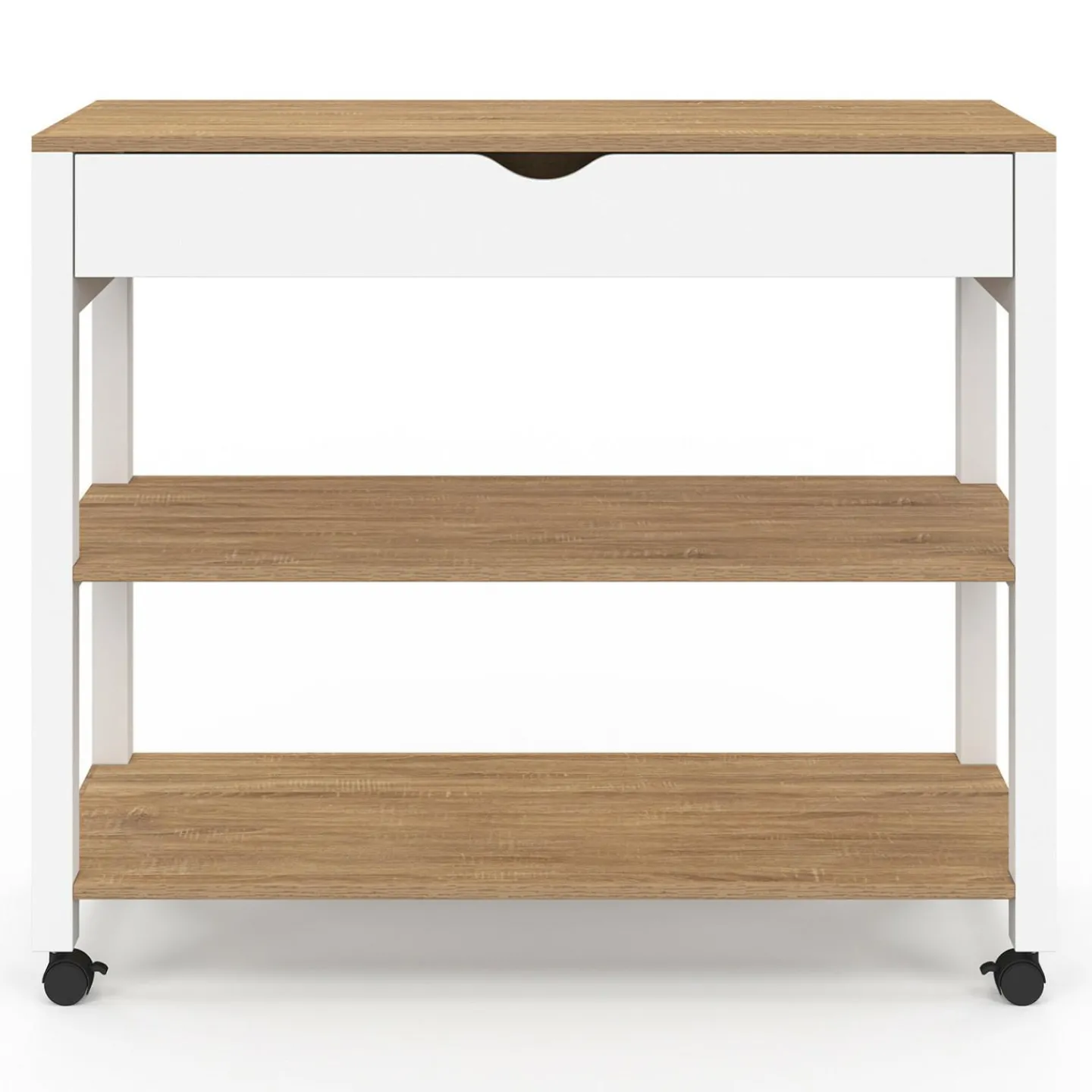 Desserte de cuisine XXL plan de travail 110 cm et tiroir*IDMarket Clearance