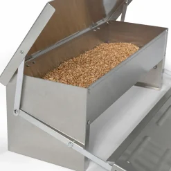 Distributeur de graines pour poules anti nuisible*IDMarket New