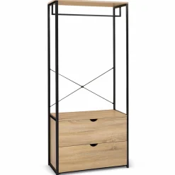 Dressing industriel 2 tiroirs 80 cm*IDMarket Hot