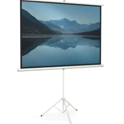 Ecran de projection 84 pouces avec support trépied hauteur réglable*IDMarket Sale