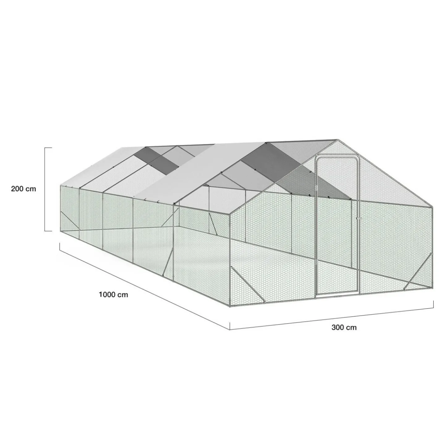 Enclos poulailler 30m²*IDMarket Clearance