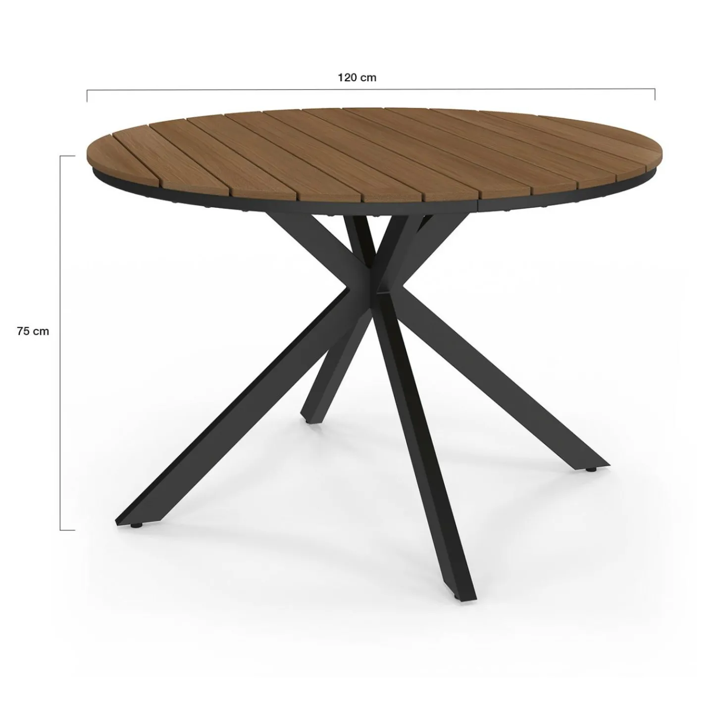 Ensemble table et chaises salon de jardin 6 personnes*IDMarket Online