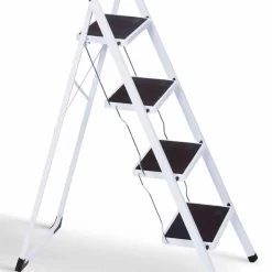 Escabeau 4 marches pliable*IDMarket Online