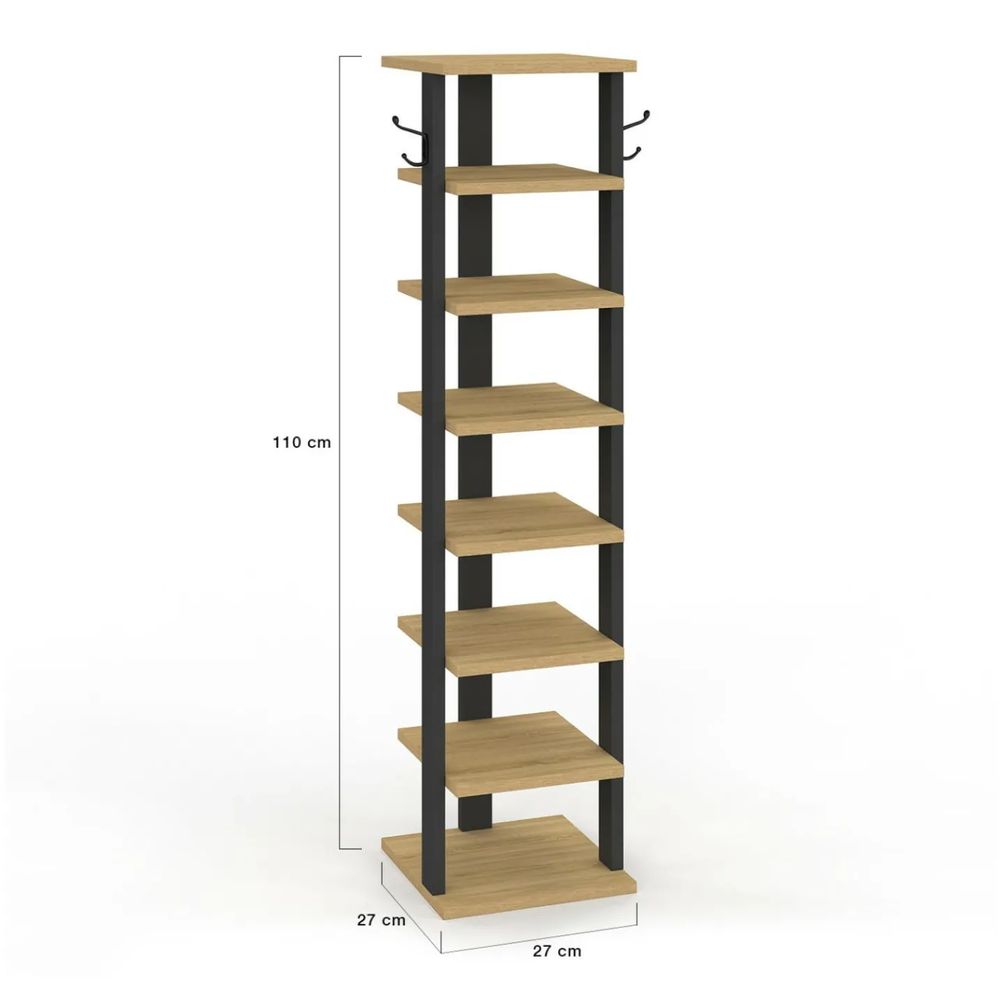 Etagère à chaussures 8 niveaux*IDMarket Best