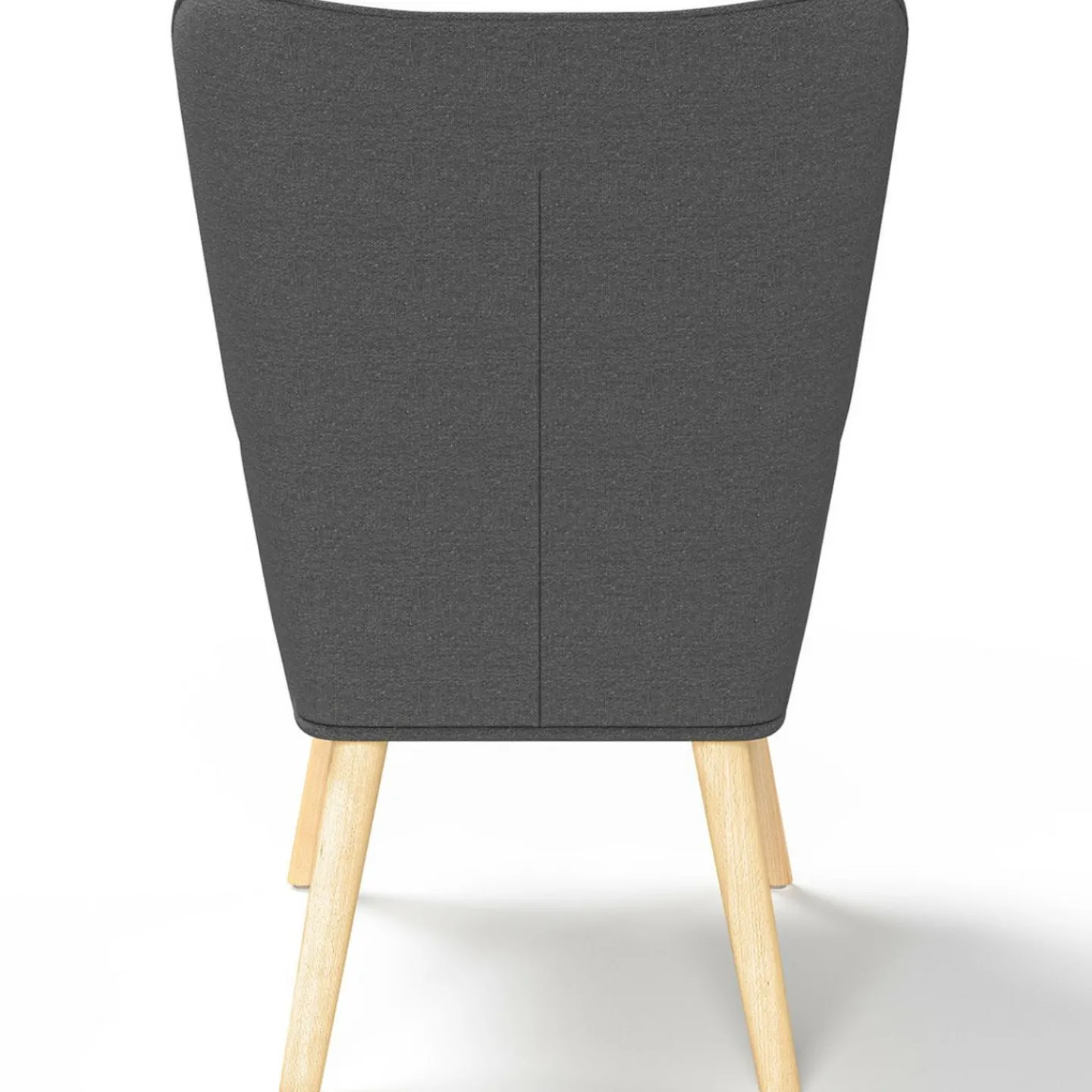 Fauteuil avec repose-pieds gris anthracite style scandinave*IDMarket Best