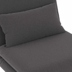 Fauteuil convertible en lit 1 place gris anthracite*IDMarket Outlet