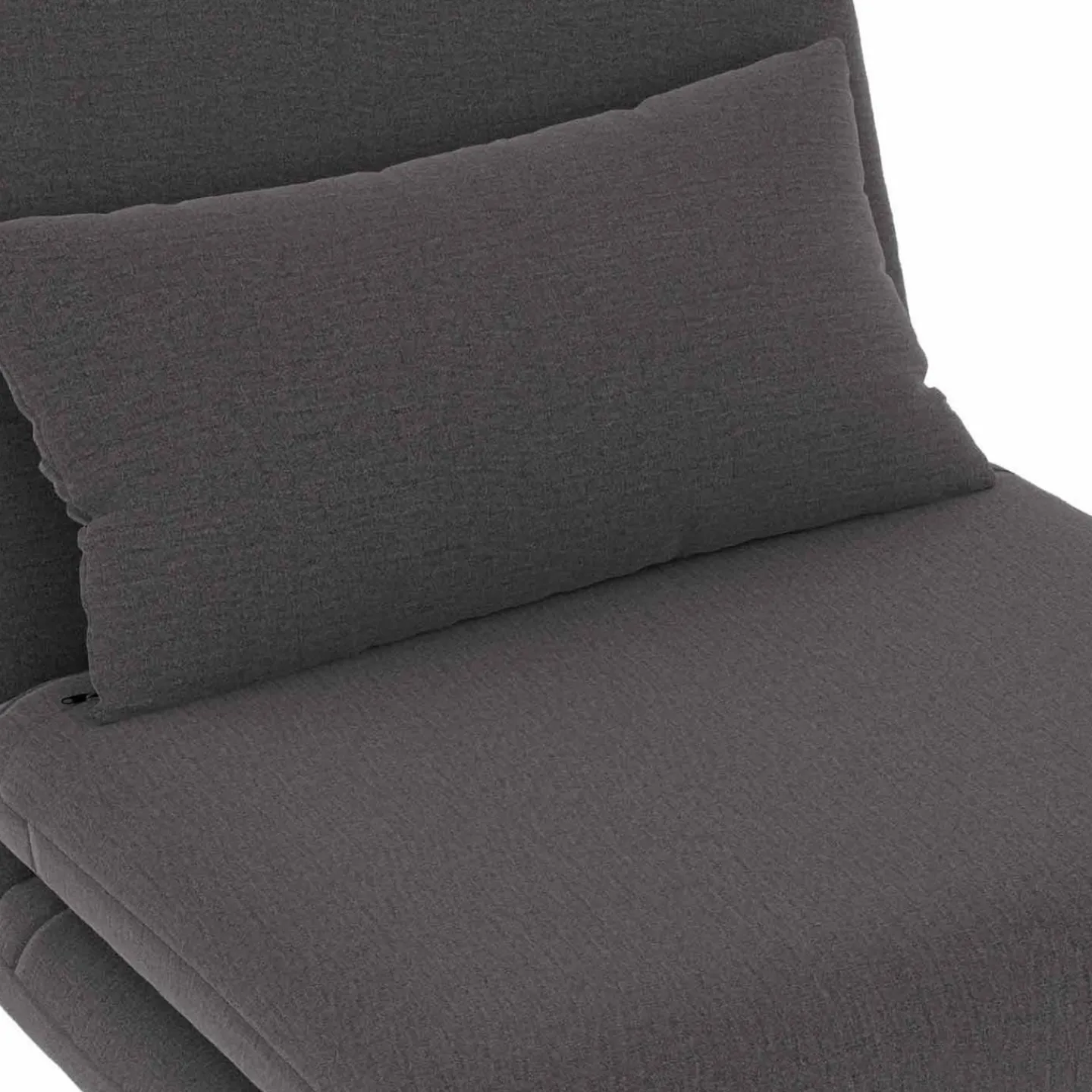 Fauteuil convertible en lit 1 place gris anthracite*IDMarket Outlet
