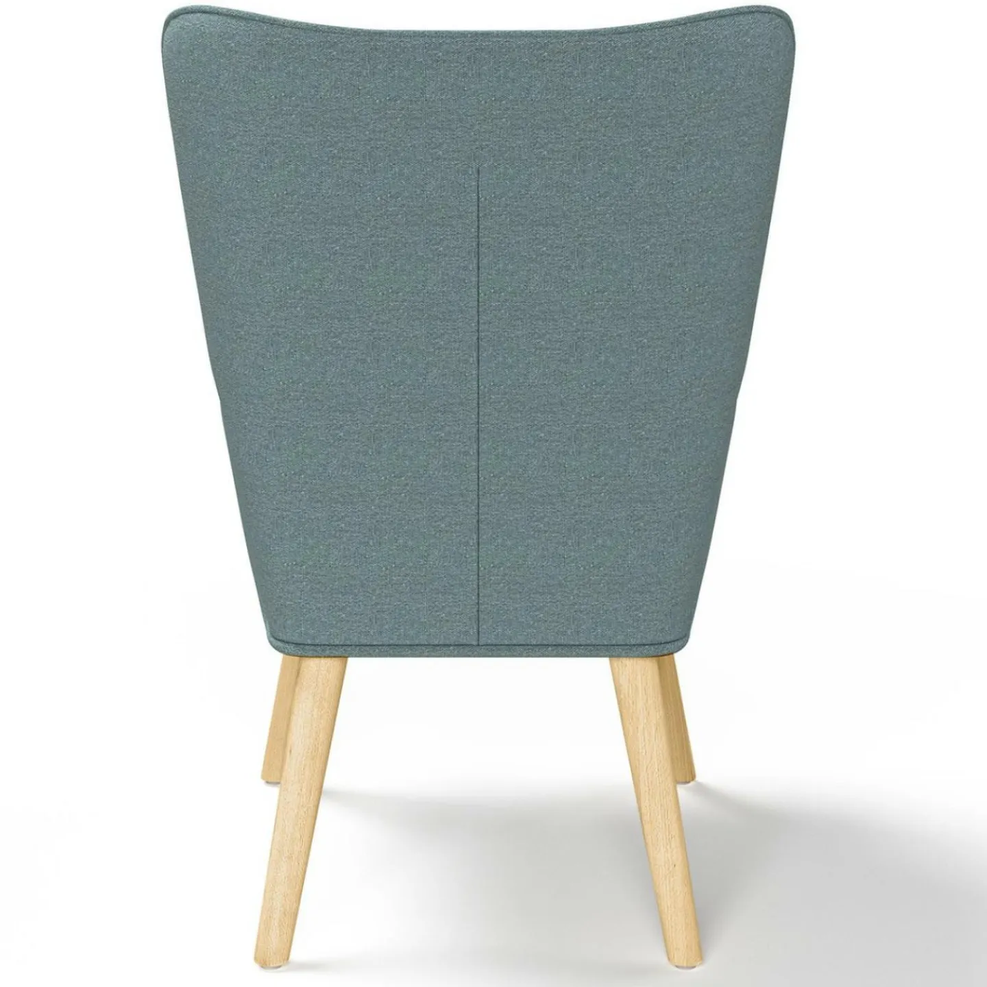 Fauteuil en tissu vert eucalyptus scandinave*IDMarket Sale
