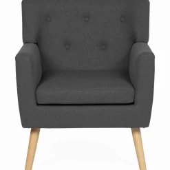 Fauteuil scandinave gris anthracite*IDMarket