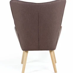 Fauteuil scandinave multicolore et imprimé pied de poule*IDMarket