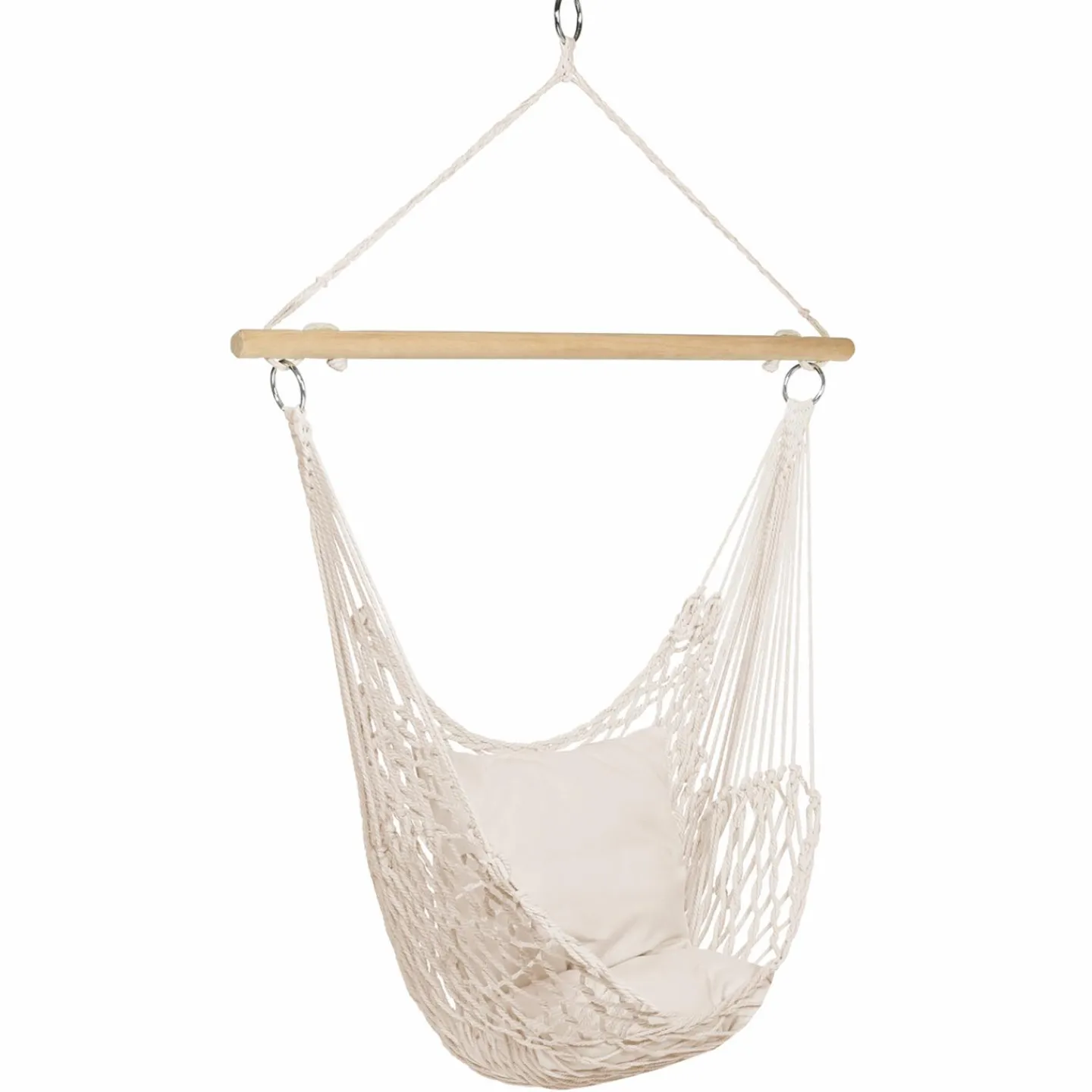 Fauteuil suspendu macramé*IDMarket Outlet