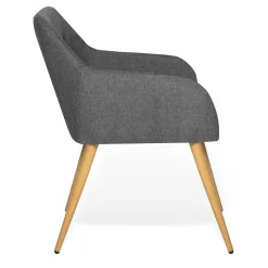 Fauteuils scandinaves gris anthracite*IDMarket Hot