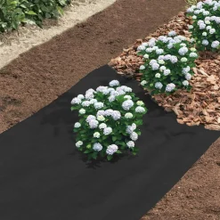Feutre géotextile noir pour paillage du jardin*IDMarket Discount