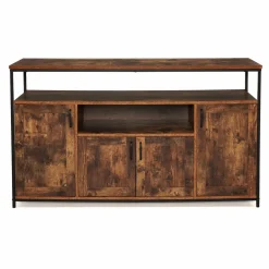 Grand buffet industriel effet bois vieilli*IDMarket Sale