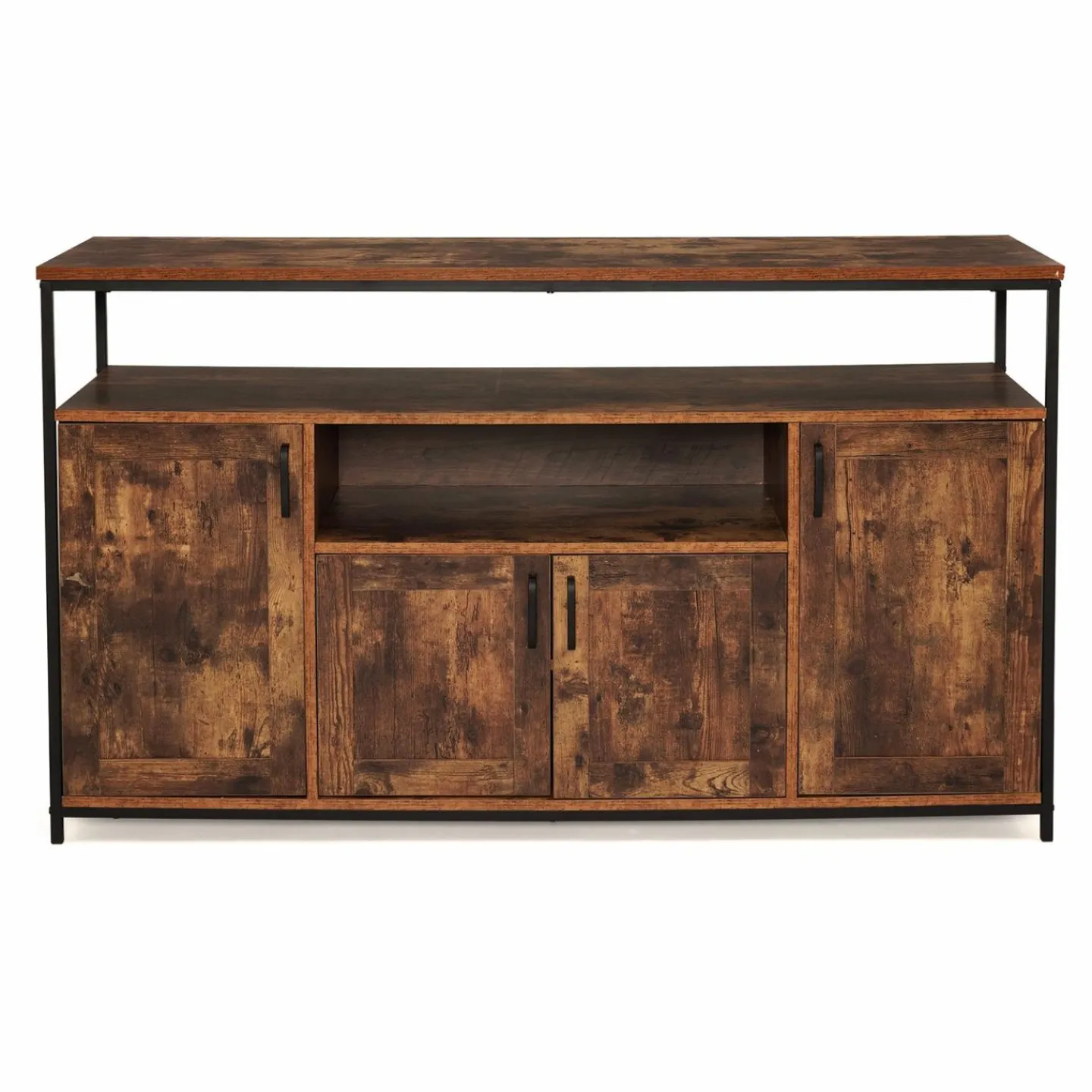 Grand buffet industriel effet bois vieilli*IDMarket Sale