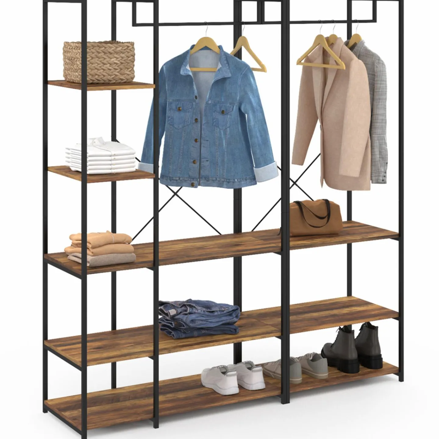 Grand dressing modulable style industriel*IDMarket Hot