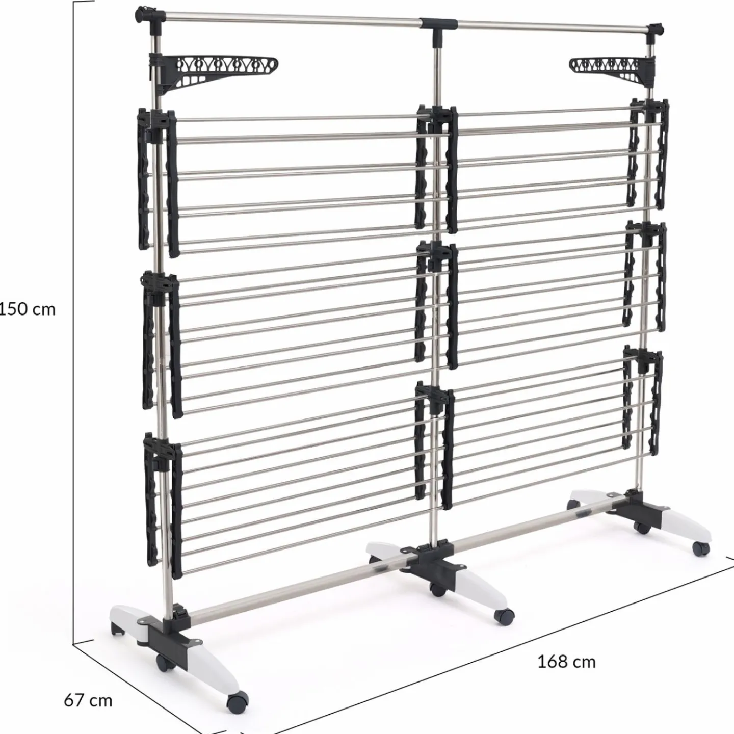 Grand étendoir à linge 50m*IDMarket Hot