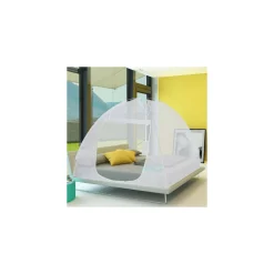 Grande moustiquaire dôme pop-up 195x180 cm pour lit*IDMarket Outlet