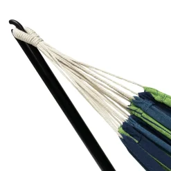 Hamac bleu avec support métal*IDMarket New