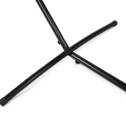 Hamac gris anthracite avec support métal*IDMarket Outlet