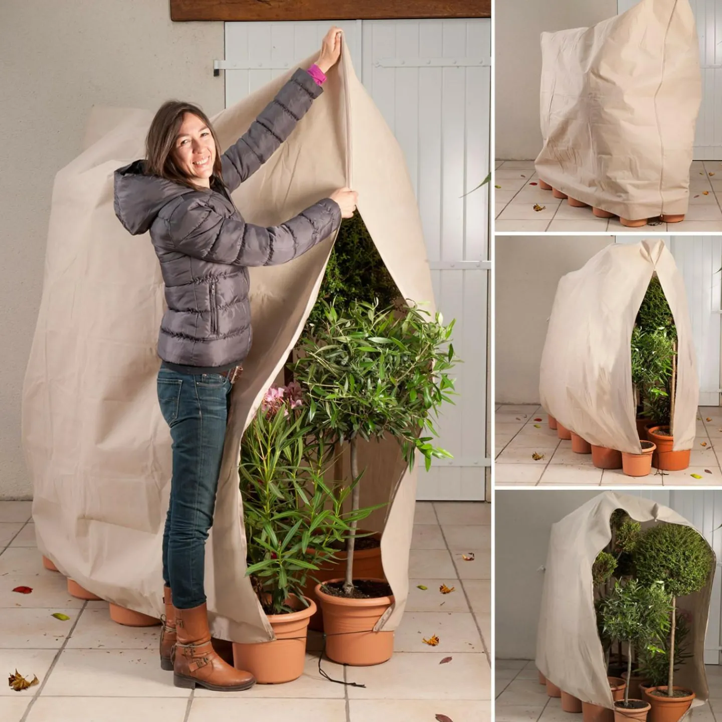 Housse d’hivernage pour plantes 120x180 cm*IDMarket New