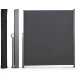 Housse pour paravent rétractable hauteur 1 m 60 noir*IDMarket Best