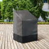 Housse protection chaise imperméable grise et noire*IDMarket Discount