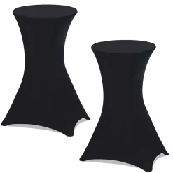 Housses noires pour table haute de réception*IDMarket Hot