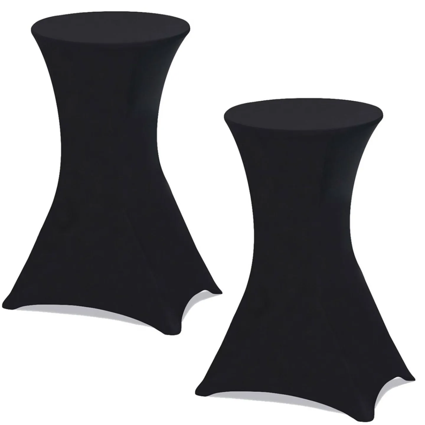 Housses noires pour table haute de réception*IDMarket Hot