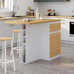 Ilot central range bouteilles 4 personnes*IDMarket Best