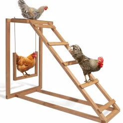 Jeux pour poules avec perchoir et balançoire*IDMarket Outlet