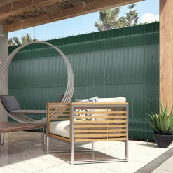 Kit de lamelles d’occultation pour grillage rigide vertes*IDMarket Online