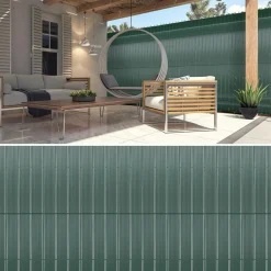 Kit de lamelles d’occultation pour grillage rigide vertes*IDMarket Online