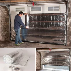 Kit isolation porte de garage*IDMarket Best