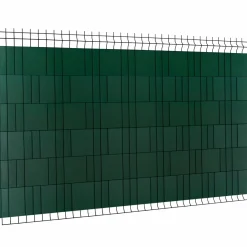 Lamelles occultantes PVC vert 35m pour grillage rigide*IDMarket