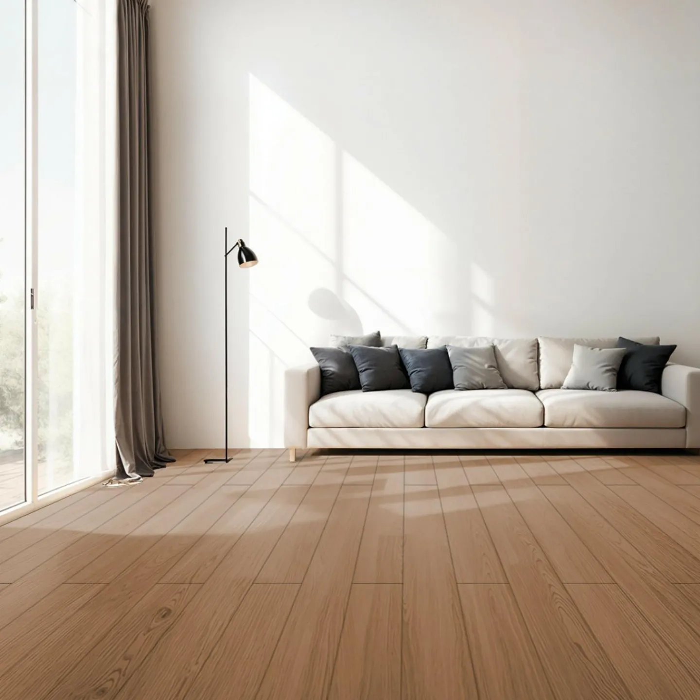 Lames PVC adhésives bois chêne foncé*IDMarket New